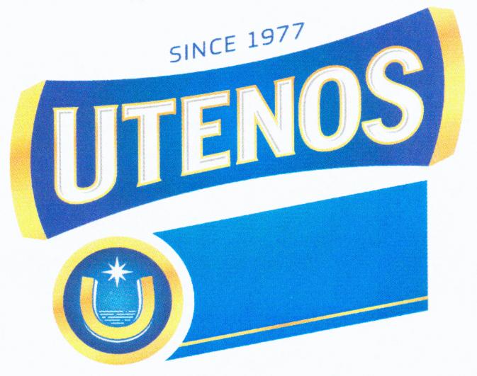 Prekės ženklas: SINCE 1977 UTENOS